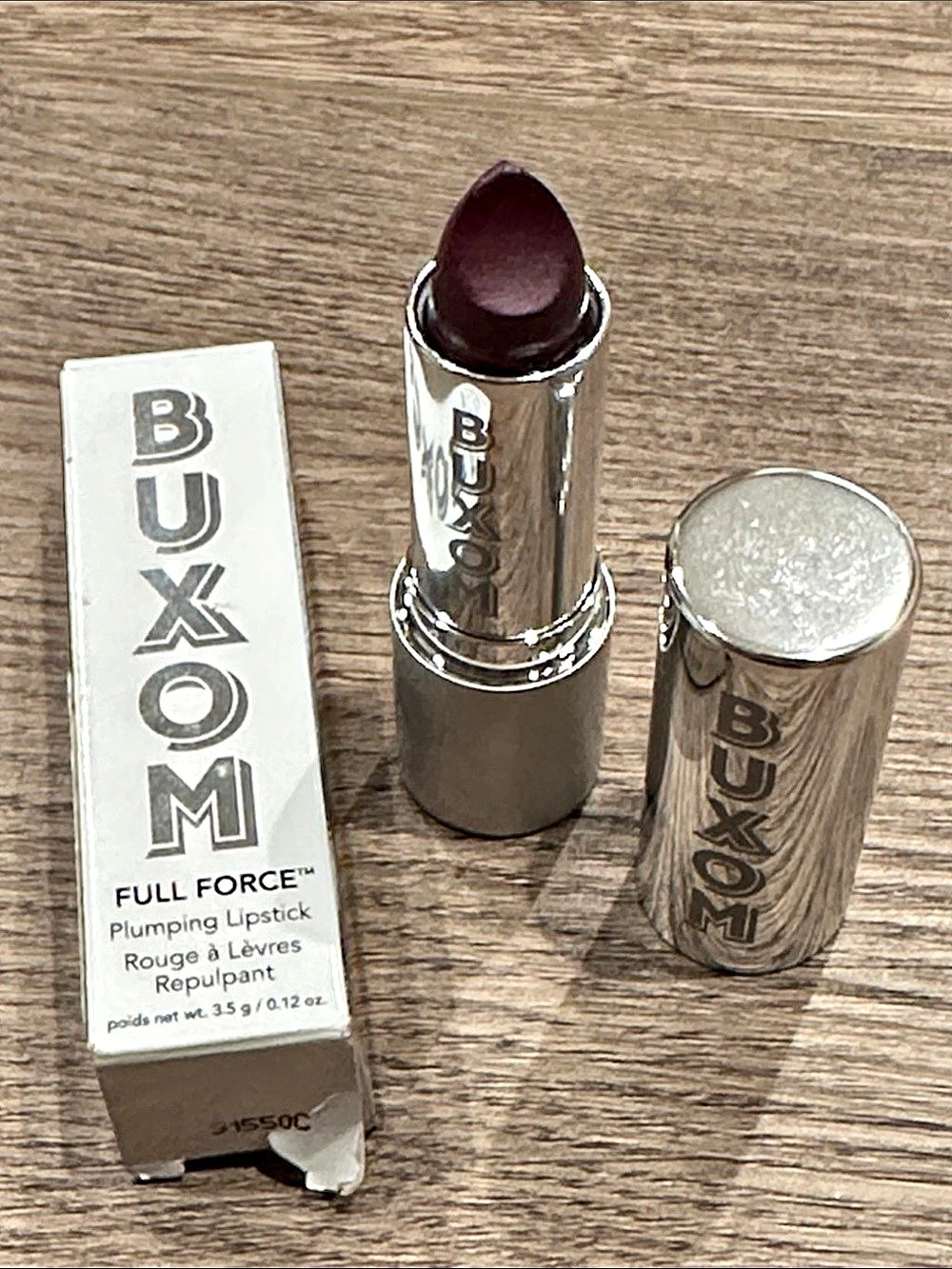 BUXOM Full Force Plumping Lipstick Plumping Lipstick in Purple NWT